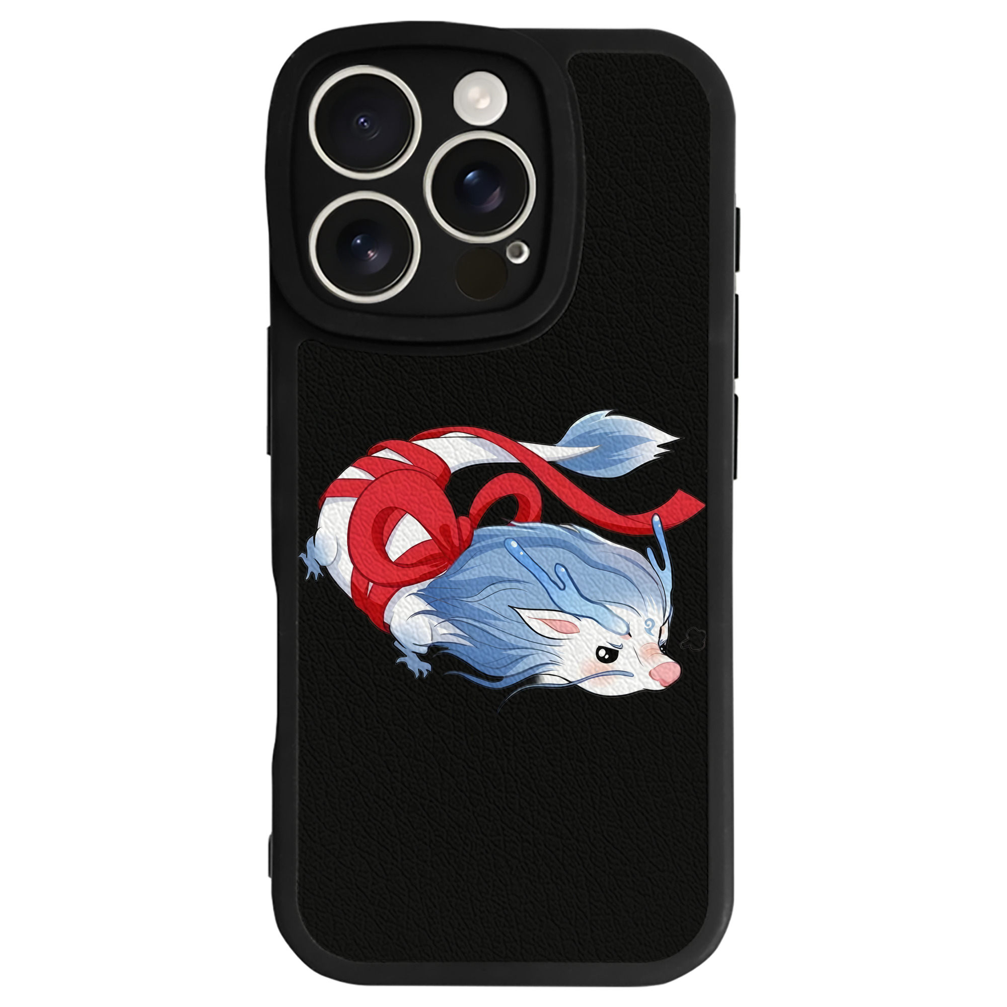 （画像用） Ne Zha 2 ナタ 魔童の大暴れ 【iPhone 16シリーズ対応】シリコンスマホケース（レザー調） 材質：シリコン
